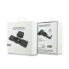 Încărcător wireless Guess PU 4G MagSafe 3 în 1, negru