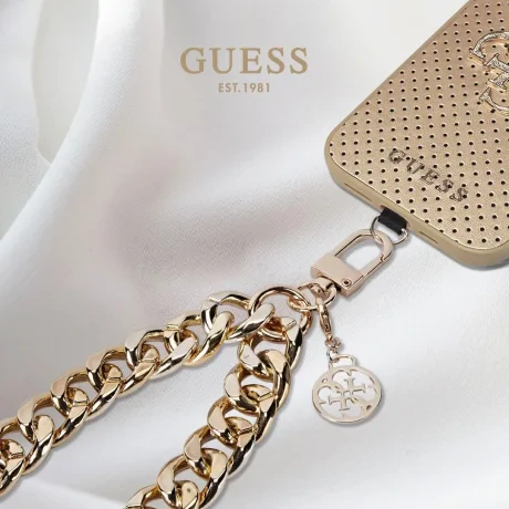 Pandantiv universal Guess pentru curea de mână 4G, auriu