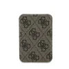 Portofel Guess 4G Metal Logo MagSafe Card slot cu suport, maro