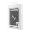 Portofel Guess 4G Metal Logo MagSafe Card slot cu suport, negru