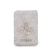 Portofel Guess 4G Metal Logo MagSafe Card slot cu suport, roz