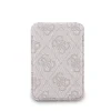 Portofel Guess 4G Metal Logo MagSafe Card slot cu suport, roz