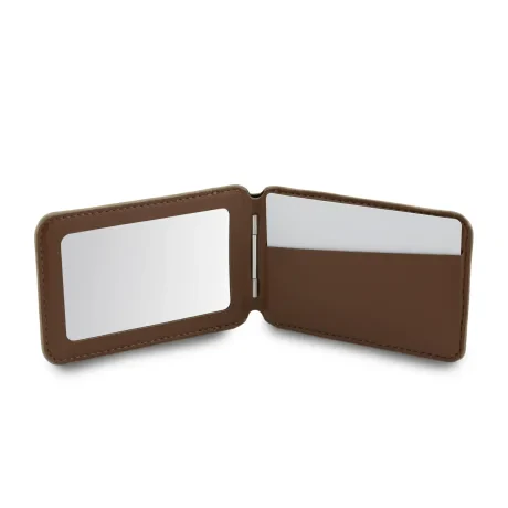 Portofel Guess PU 4G Mirror MagSafe cu slot pentru carduri și suport, maro