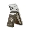 Portofel Guess PU 4G Mirror MagSafe cu slot pentru carduri și suport, maro