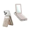 Portofel Guess PU 4G Mirror MagSafe cu slot pentru carduri și suport, roz