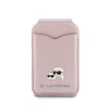 Portofel Karl Lagerfeld Mirror MagSafe cu suport, roz