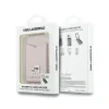 Portofel Karl Lagerfeld Mirror MagSafe cu suport, roz