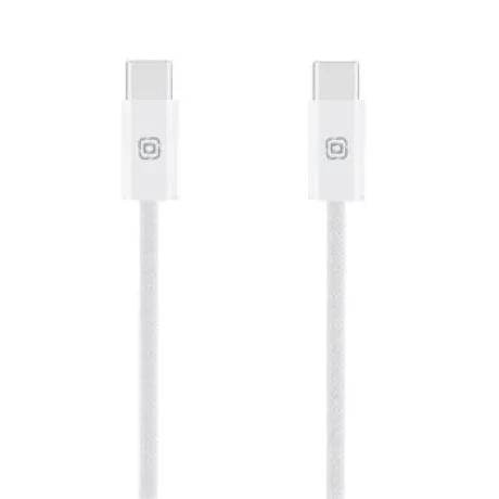 AMBALAJ: Cablu împletit ME Super Fast USB-C/USB-C 100W 1m Alb