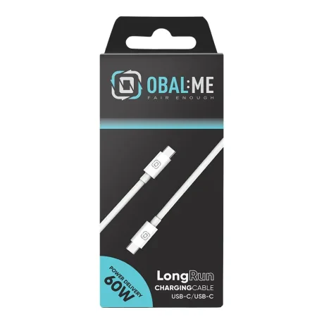 AMBALAJ: Cablu ME LongRun USB-C/USB-C 60W 1m Alb
