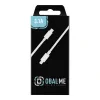AMBALAJ: Cablu USB-C/Lightning cu încărcare rapidă ME, 1 m, alb