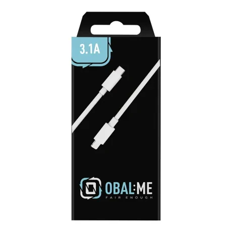 AMBALAJ: Cablu USB-C/Lightning cu încărcare rapidă ME, 1 m, alb
