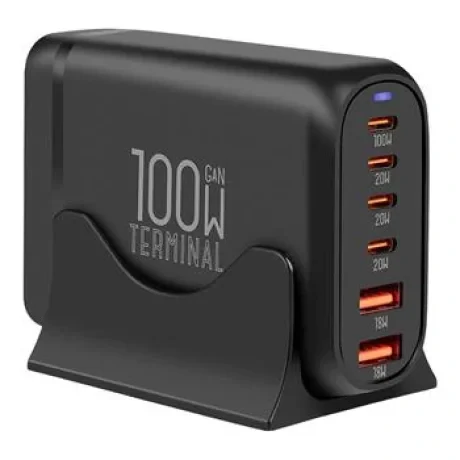 AMBALAJ: Încărcător de birou ME Terminal GaN 4C2A 100W Negru