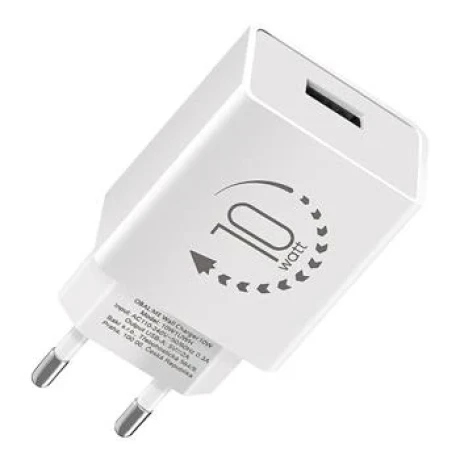 AMBALAJ: Încărcător de călătorie ME USB-A 10W Alb