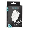 AMBALAJ: Încărcător de călătorie ME USB-A 10W + cablu USB-A/USB-C 1m alb