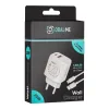 AMBALAJ: Încărcător de călătorie ME USB-A + USB-C 20W + 2x cablu 1m Alb