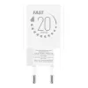 AMBALAJ: Încărcător de călătorie ME USB-A + USB-C 20W Alb