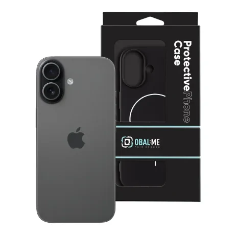 Carcasă OBAL:ME MagNetix mată TPU pentru Apple iPhone 17, neagră