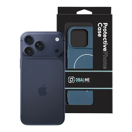 Carcasă OBAL:ME MagNetix mată TPU pentru Apple iPhone 17 Pro Max, albastru închis