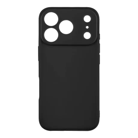 Carcasă OBAL:ME mată TPU pentru Apple iPhone 17 Pro, neagră