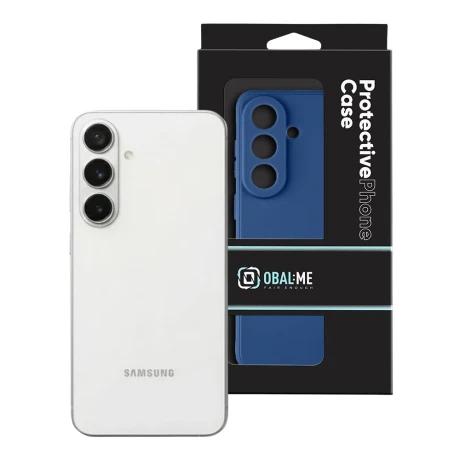 Carcasă OBAL:ME mată TPU pentru Samsung Galaxy S26, albastru închis