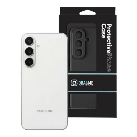 Carcasă OBAL:ME mată TPU pentru Samsung Galaxy S26, neagră
