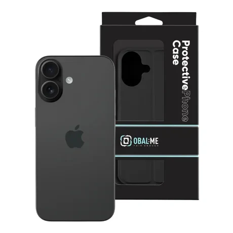 Carcasă OBAL:ME SmoothTouch pentru Apple iPhone 17 Neagră
