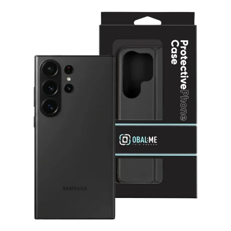 Carcasă OBAL:ME SmoothTouch pentru Samsung Galaxy S26 Ultra, neagră