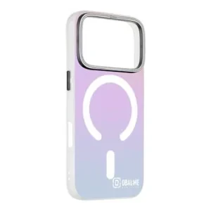 Husă OBAL:ME HoloMag pentru Apple iPhone 17 Pro, albă