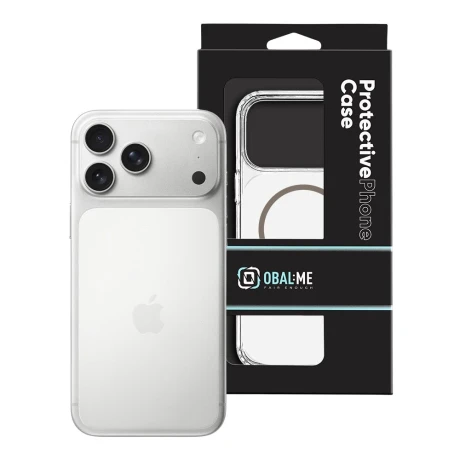 Husă OBAL:ME MagNetix ColorSlate pentru Apple iPhone 17 Pro Max, albă