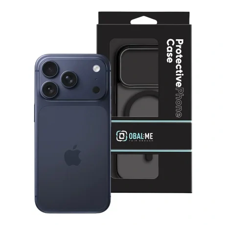 Husă OBAL:ME MagNetix Outline pentru Apple iPhone 17 Pro, neagră