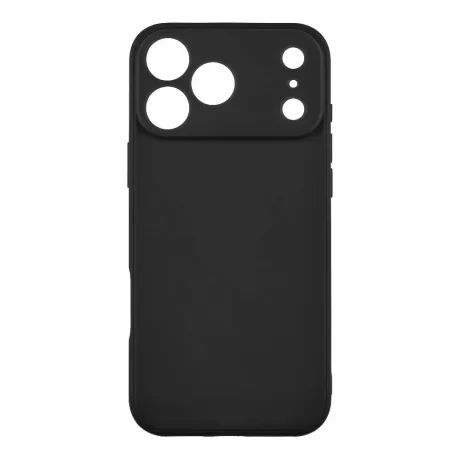 Husă OBAL:ME mată TPU pentru Apple iPhone 17 Pro Max, neagră