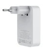 SWISSTEN FOLDABLE TRAVEL CHARGER FoldCHARGE GaN 2x USB-C 65W + 1x USB-A 18W QC WHITE