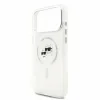 Husa spate Karl Lagerfeld IML K&amp;CH Heads Metal Frame MagSafe pentru iPhone 18 Pro Max - Alb
