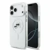 Husa spate Karl Lagerfeld IML K&amp;CH Heads Metal Frame MagSafe pentru iPhone 18 Pro Max - Alb