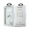 Husa spate Karl Lagerfeld IML K&amp;CH Heads Metal Frame MagSafe pentru iPhone 18 Pro Max - Alb