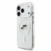 Husa spate Karl Lagerfeld IML K&amp;CH Heads Metal Frame MagSafe pentru iPhone 18 Pro - Alb