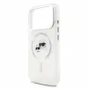 Husa spate Karl Lagerfeld IML K&amp;CH Heads Metal Frame MagSafe pentru iPhone 18 Pro - Alb