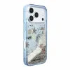 Husa spate Karl Lagerfeld Liquid Glitter Beach pentru iPhone 18 Pro Max - Albastru