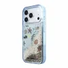 Husa spate Karl Lagerfeld Liquid Glitter Beach pentru iPhone 18 Pro Max - Albastru