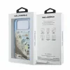 Husa spate Karl Lagerfeld Liquid Glitter Beach pentru iPhone 18 Pro Max - Albastru