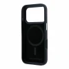 Husa spate Karl Lagerfeld PU Grained Semi Wrap K&amp;CH Heads Magsafe pentru iPhone 18 Pro - Visiniu