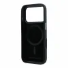 Husa spate Karl Lagerfeld PU Grained Semi Wrap K&amp;CH Heads Magsafe pentru iPhone 18 Pro Max - Visiniu