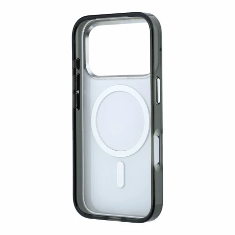 Husa spate Karl Lagerfeld PU Semi Wrap Smooth Sketch Bodies Magsafe pentru iPhone 18 Pro - Negru