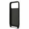Husa spate Karl Lagerfeld Saffiano Metal Karl and Choupette cu curea crossbody pentru iPhone 18 Pro Max - Negru