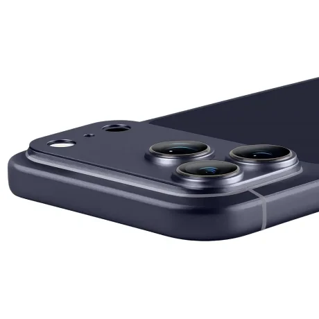 Protectie lentile camera OBAL:ME Camera Island pentru Apple iPhone 17 Pro Max - Albastru inchis (Deep Blue)