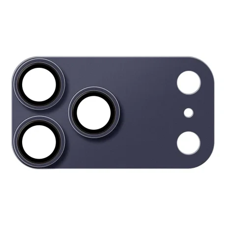 Protectie lentile camera OBAL:ME Camera Island pentru Apple iPhone 17 Pro Max - Albastru inchis (Deep Blue)