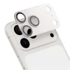 Protectie lentile camera OBAL:ME Camera Island pentru Apple iPhone 17 Pro Max - Argintiu