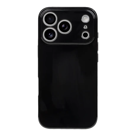 Husa OBAL:ME Glossy pentru Apple iPhone 18 Pro - Negru