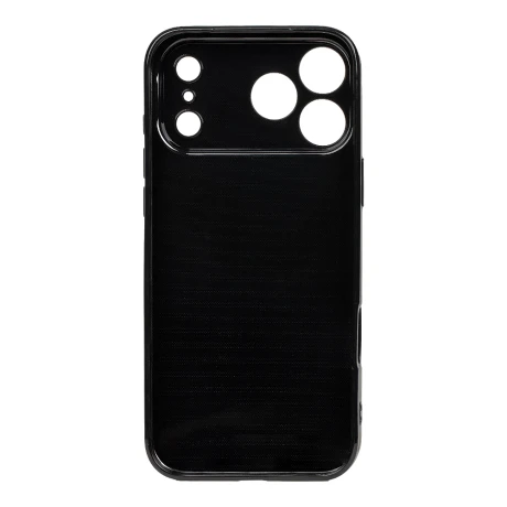 Husa OBAL:ME Glossy pentru Apple iPhone 18 Pro Max - Negru