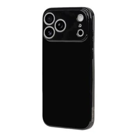 Husa OBAL:ME Glossy pentru Apple iPhone 18 Pro Max - Negru